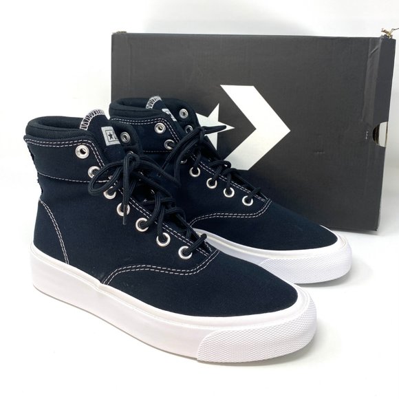 Converse SKID GRIP CVO Canvas Black Sneakers Men's Size 9 170085C - Picture 5 of 9